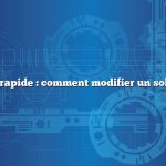 Réponse rapide : comment modifier un sol rocheux